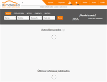 Tablet Screenshot of concesionarias.demotores.cl
