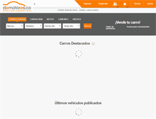 Tablet Screenshot of concesionarias.demotores.com.co