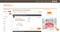 Desktop Screenshot of camiones.demotores.com.ar