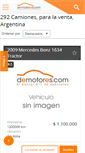 Mobile Screenshot of camiones.demotores.com.ar